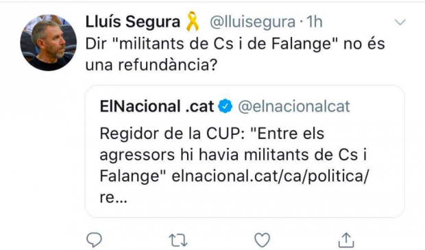 El director de Política Lingüística de la socialista Armengol es un xenófobo separatista de ERC