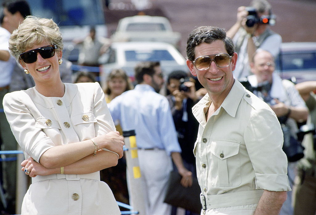 Lady Di y Carlos en una visita en Brasil en 1991 @Getty