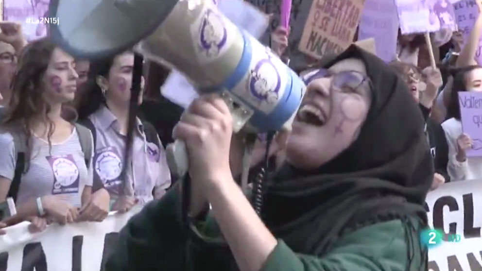 Manifestación feminista contra las agresiones sexuales