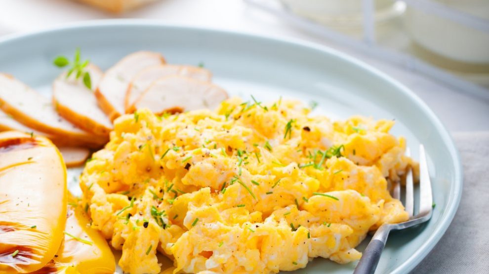 Receta de Huevos encebollados