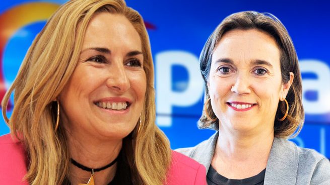 Ana Beltrán y Cuca Gamarra, dirigentes del PP.