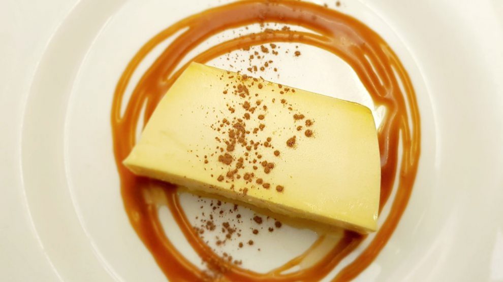 Receta de Flan de leche merengada