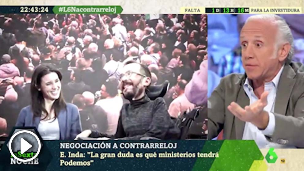 Eduardo Inda en ‘La Sexta Noche’