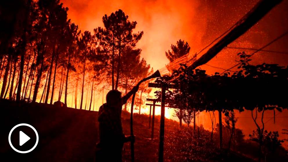 Gran incendio de Portugal @AFP