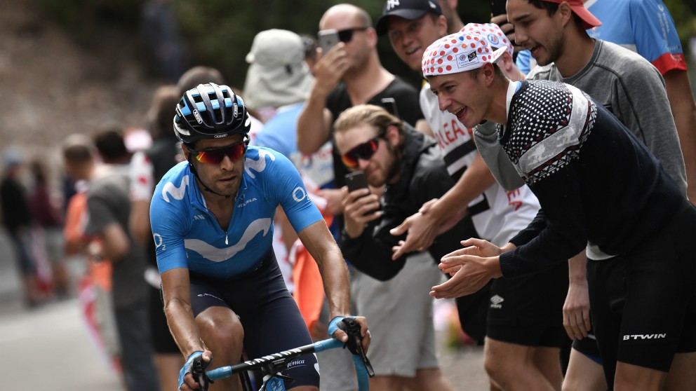 Mikel Landa, durante una etapa del Tour. (AFP)