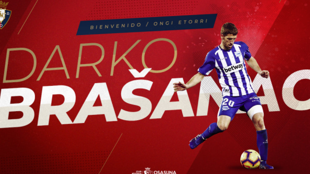 Darko Brasanac, nuevo fichaje de Osasuna (Club Atlético Osasuna)