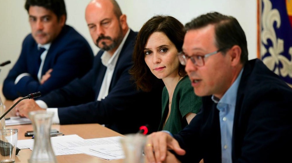 Isabel Díaz Ayuso este lunes en la Asamblea de Madrid. (Foto. PP)