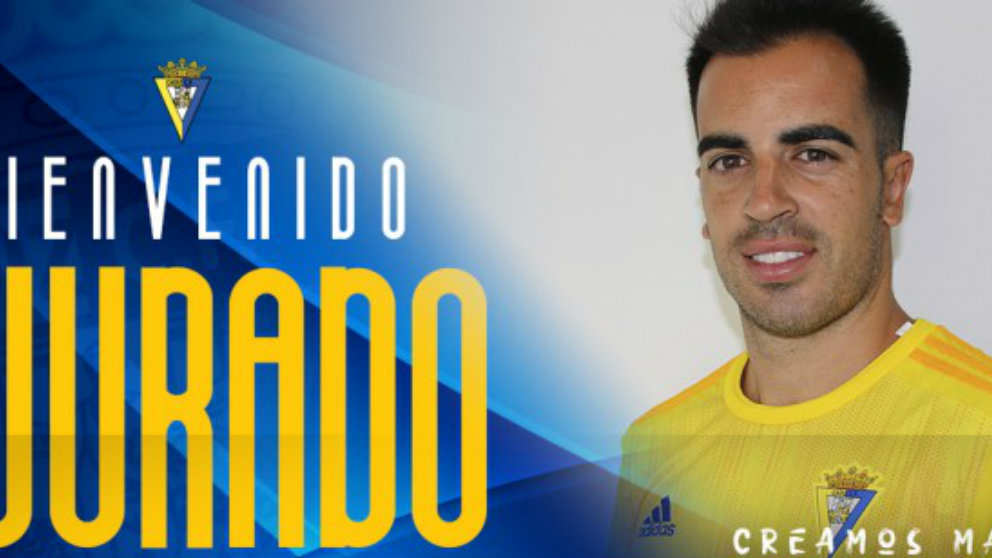 José Manuel Jurado, nuevo fichaje del Cádiz (Cádiz Club de Fútbol)