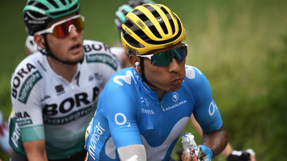 Nairo Quintana, en el Tour de Francia. (AFP)