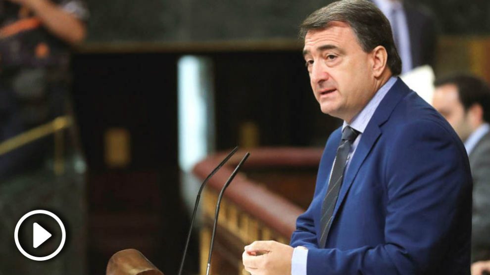 El portavoz del Partido Nacionalista Vasco en el Congreso de los Diputados, Aitor Esteban. (Foto: Efe)
