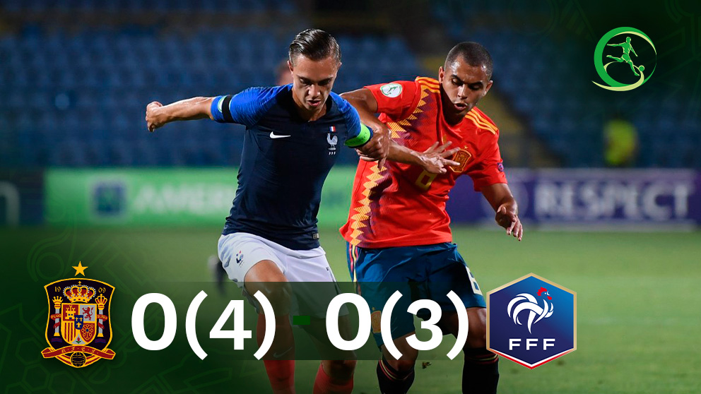 España jugará la final del Europeo sub-19 tras superar a Francia en los penaltis.