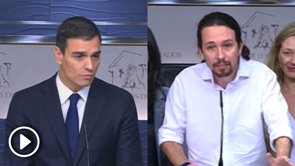 Pedro Sánchez y Pablo Iglesias defendieron en enero de 2016 hacer negociaciones «en público».