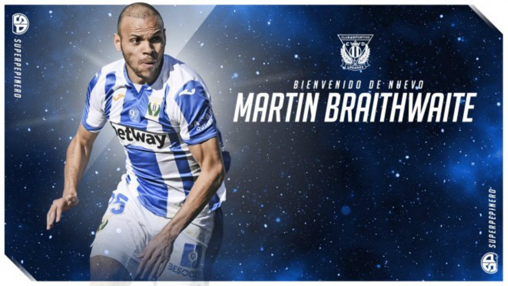 Martin Braithwaite, nuevo fichaje del Leganés (Club Deportivo Leganés)