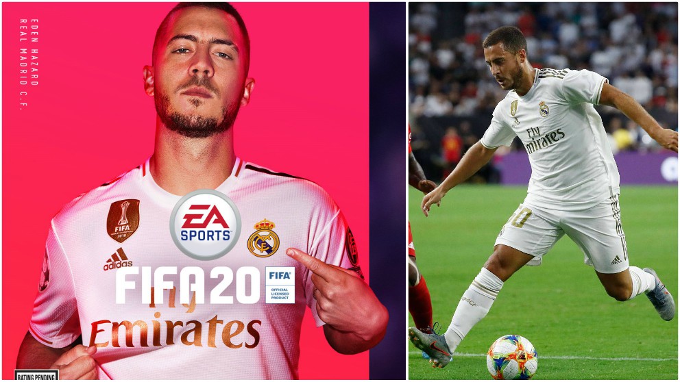 Eden Hazard, portada del FIFA 20. (Foto: EA Sports)
