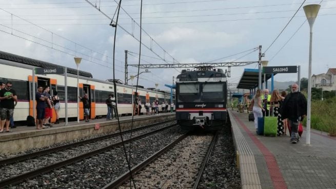 Desalojadas unas 150 personas por un conato de incendio en un tren de Tarragona