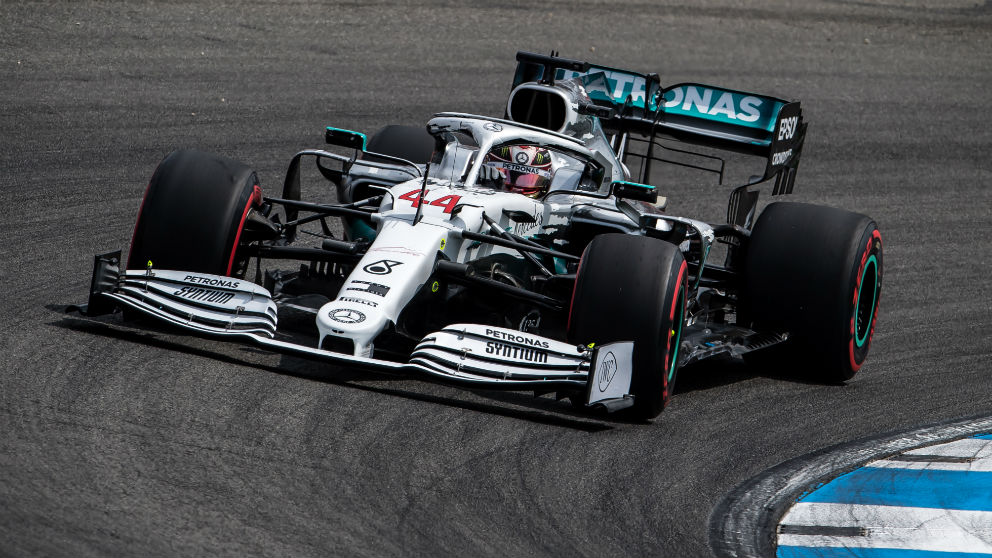 Lewis Hamilton saldrá desde la pole en el GP de Alemania de F1. (AFP)