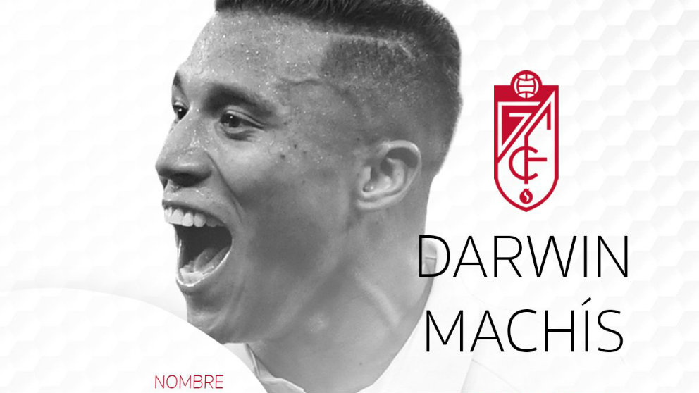 Darwin Machís, nuevo fichaje del Granada (Granada Club de Fútbol)