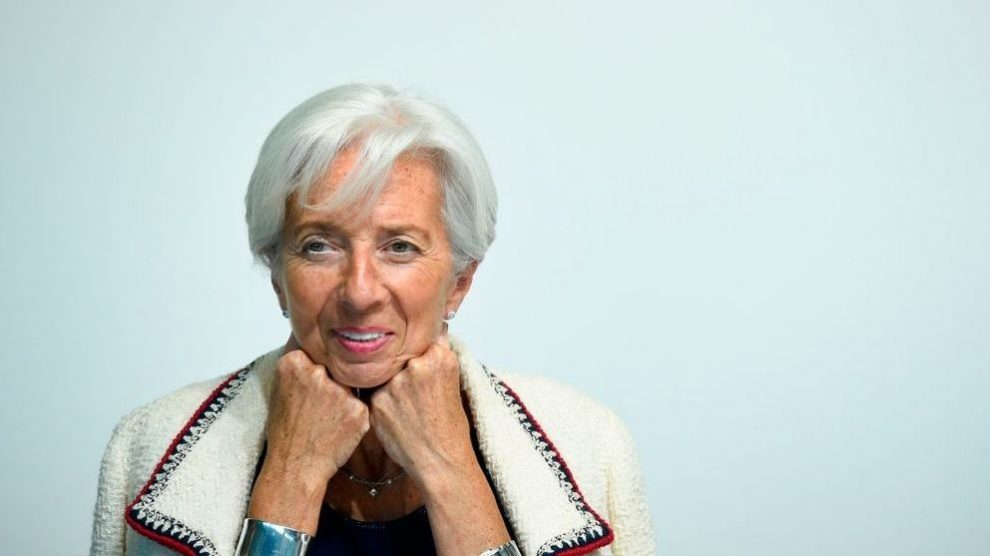 Christine Lagarde.