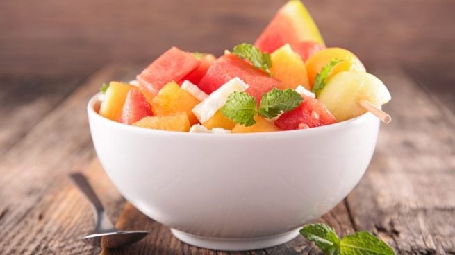 Ensalada de pasta con sandía