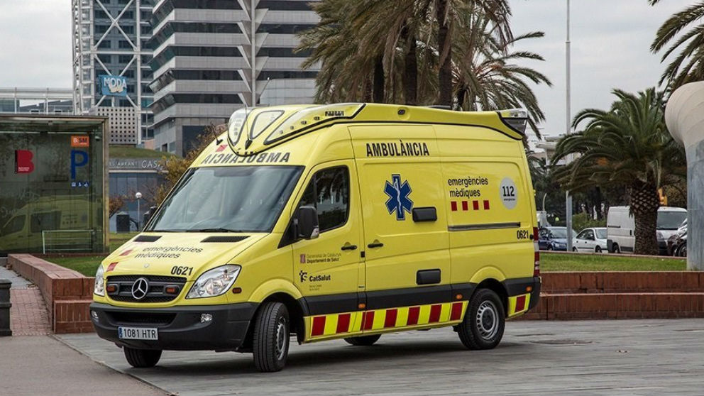 Una ambulancia desplazada hasta el lugar de los hechos. Foto: Europa Press