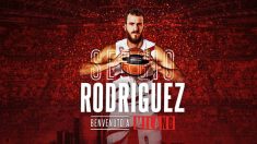 Sergio Rodríguez llega a Milan. (Olimpia Millano)