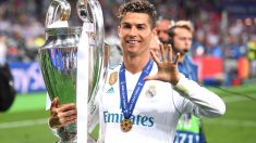 Cristiano-Ronaldo,-con-la-última-Champions-conquistada-con-el-Real-Madrid-en-Kiev-(Getty)