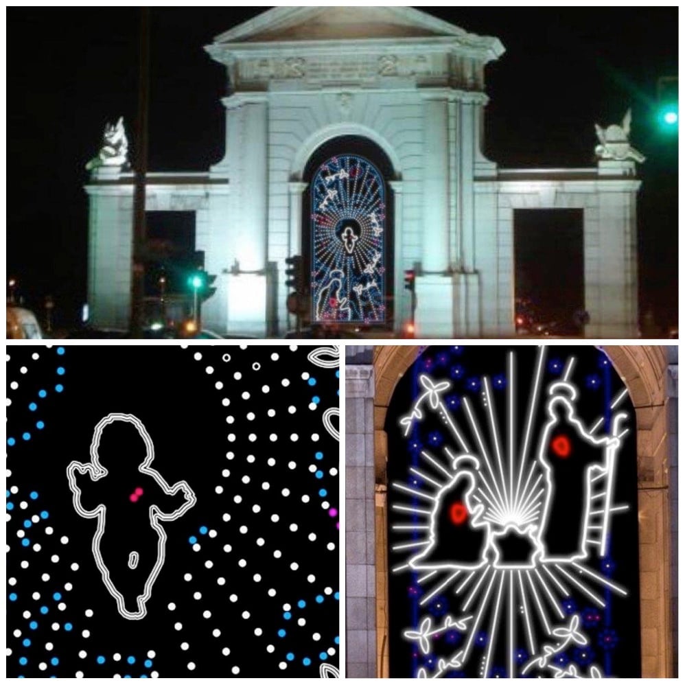 Detalles de la Puerta de Alcalá y Puerta de San Vicente. (Fotos. OKDIARIO)