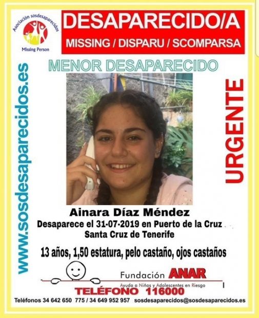 Buscan a dos menores desaparecidas en Tenerife en los últimos días