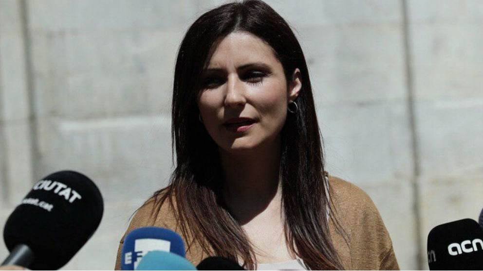 Lorena Roldán. líder de C’s en Cataluña. Foto: Europa Press