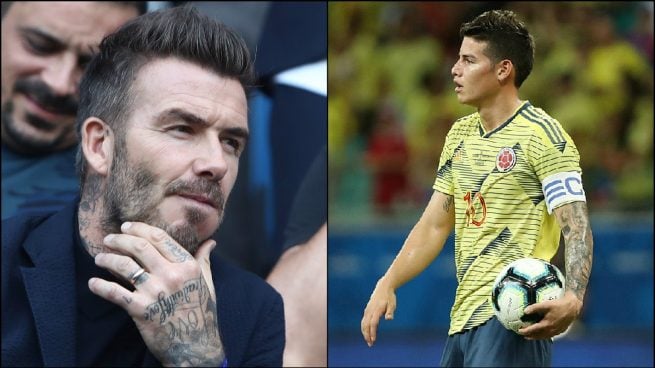 Beckham quiere a James Rodríguez para el Inter de Miami