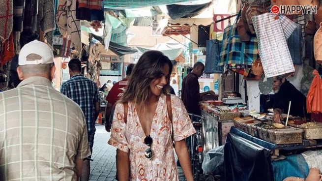 Lara Álvarez y el misterioso acompañante en su viaje a Marruecos