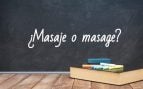 Cómo se escribe masaje o masage