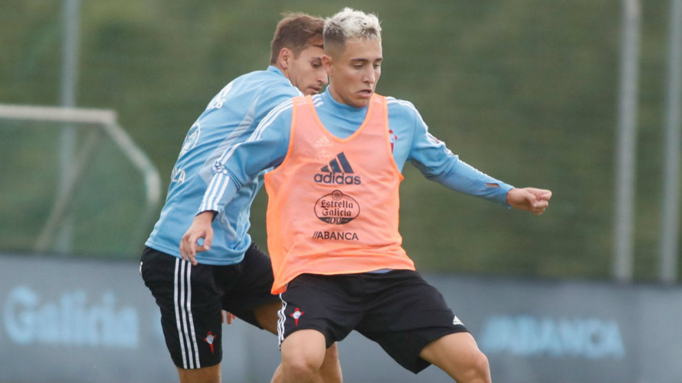 Emre Mor en un entrenamiento con el Celta (Real Club Celta)