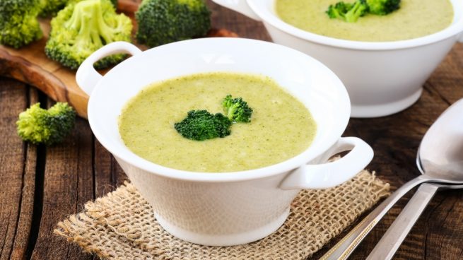 Crema de brócoli y aguacate