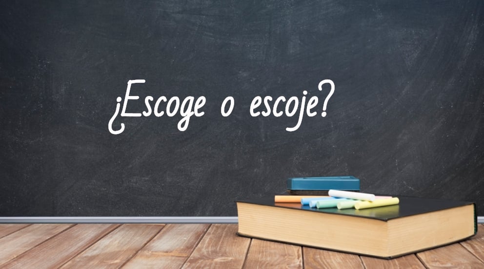 Se escribe escoge o escoje