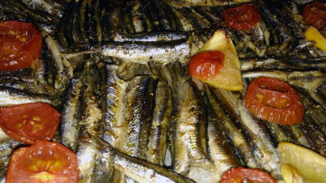 Boquerones a la sidra