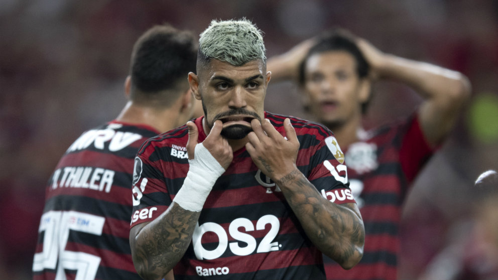 Gabriel Barbosa ‘Gabigol’ con el Flamengo (AFP)