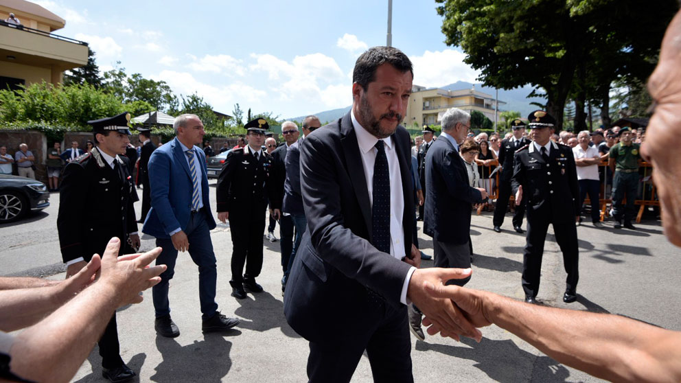 El ministro del Interior italiano, Matteo Salvini. Foto: EP