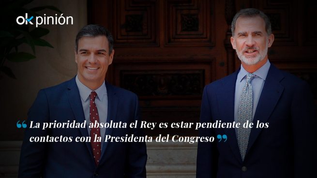 El rey Felipe VI sigue «pendiente» de la situación política