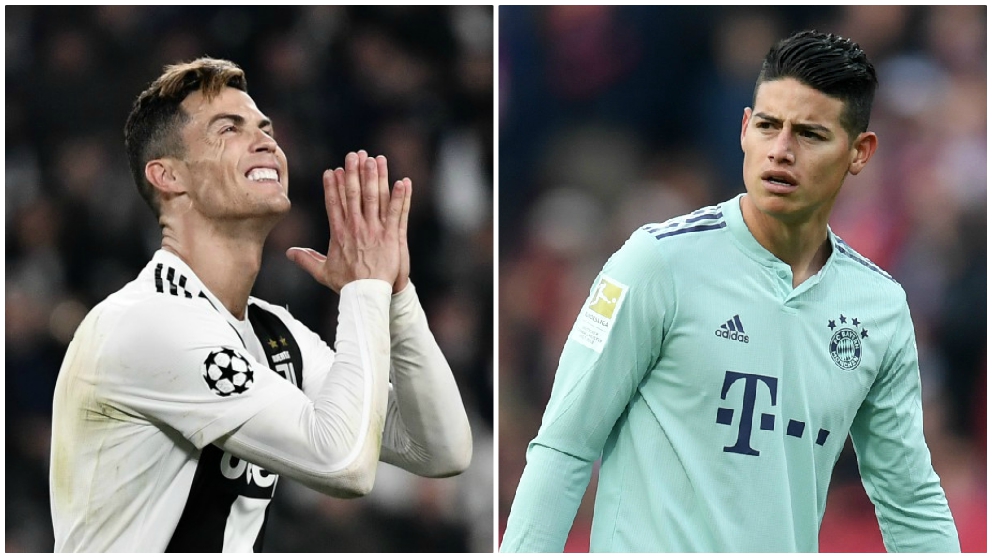 Cristiano y James podrían reencontrarse en la Juventus.