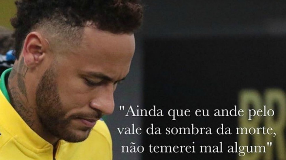 Neymar, en las redes sociales.