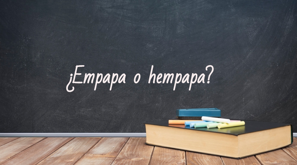 Se escribe empapa o hempapa
