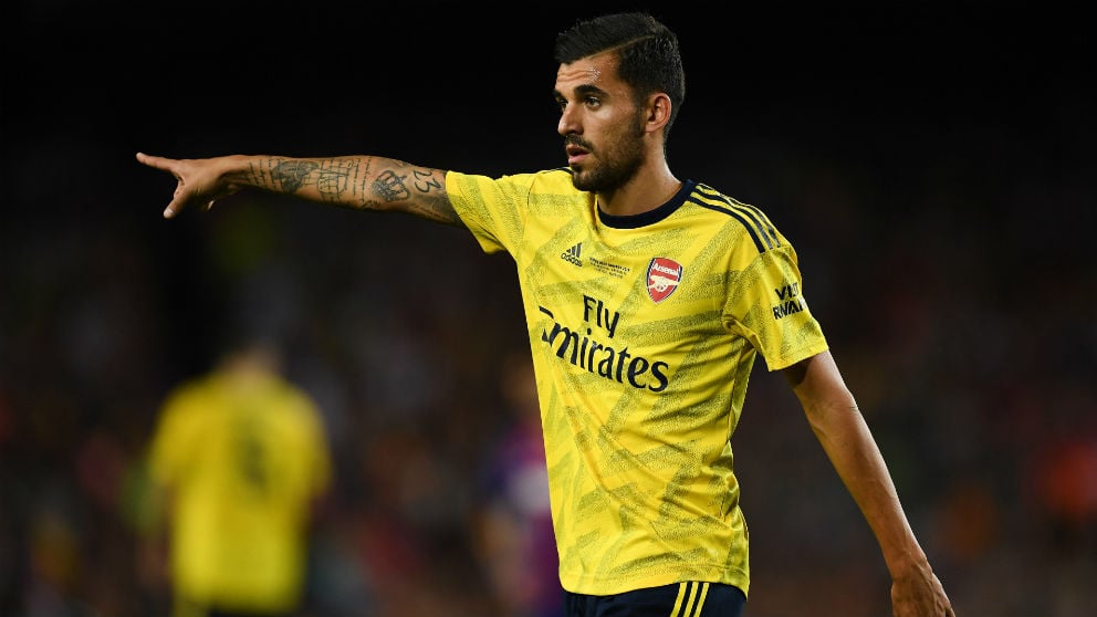 Dani Ceballos, en un partido con el Arsenal. (Getty)