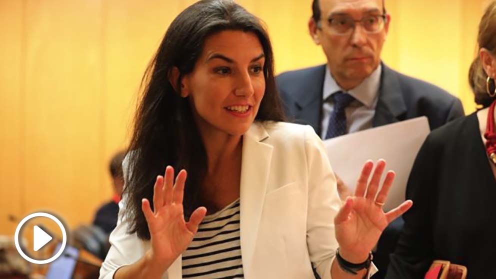 Rocío Monasterio (VOX) en la Asamblea de Madrid. (Foto. EP)