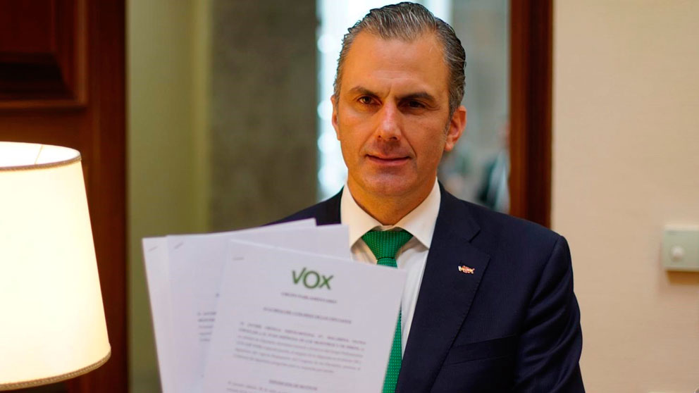 El secretario general de Vox, Javier Ortega Smith. Foto: EP