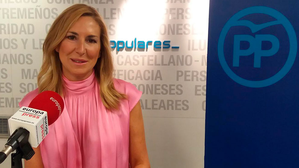 La vicesecretaria general de Organización y presidenta del PP de Navarra, Ana Beltrán. Foto: EP