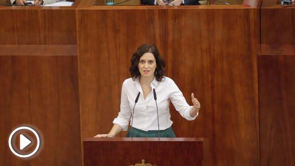 La presidenta de la Comunidad de Madrid, Isabel Díaz Ayuso.