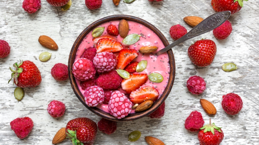 Macedonia de frutos rojos