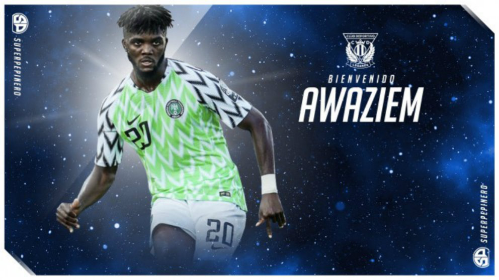 Chidozie Awaziem, nuevo fichaje del Leganés (Club Deportivo Leganés)