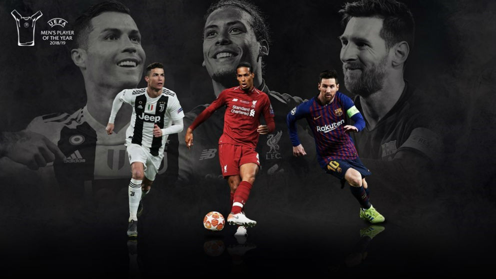 Cristiano Ronaldo, Van Dijk y Leo Messi son los finalistas.